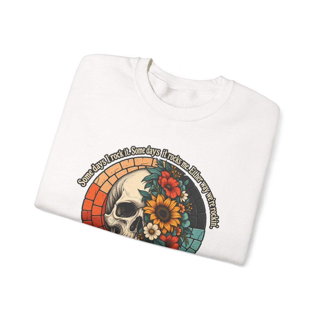 Recovery Skull & Flowers Crewneck Sweatshirt
