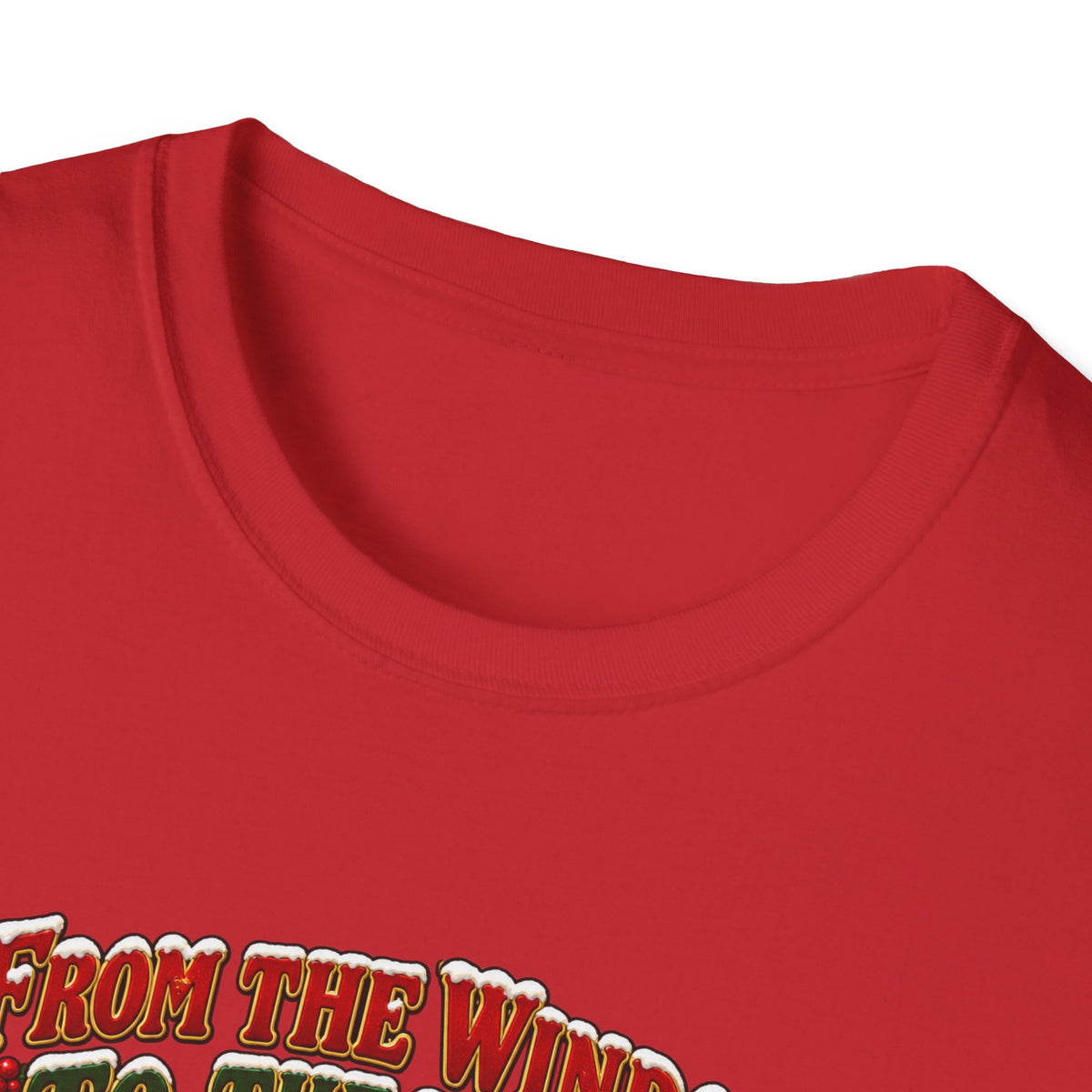 Funny Matching Couples Christmas T-Shirt — “From the Window to the Walls I’m About to Deck These Halls” Holiday Tee