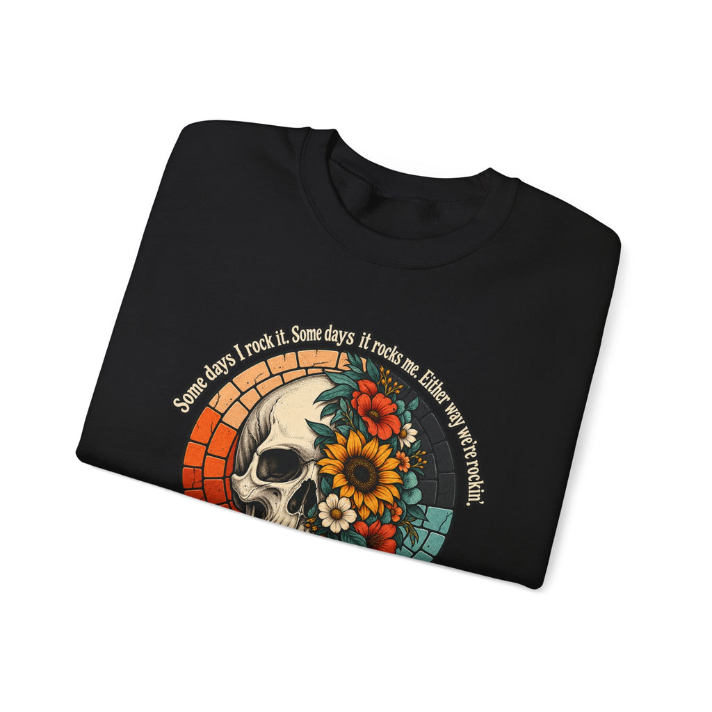 Recovery Skull & Flowers Crewneck Sweatshirt