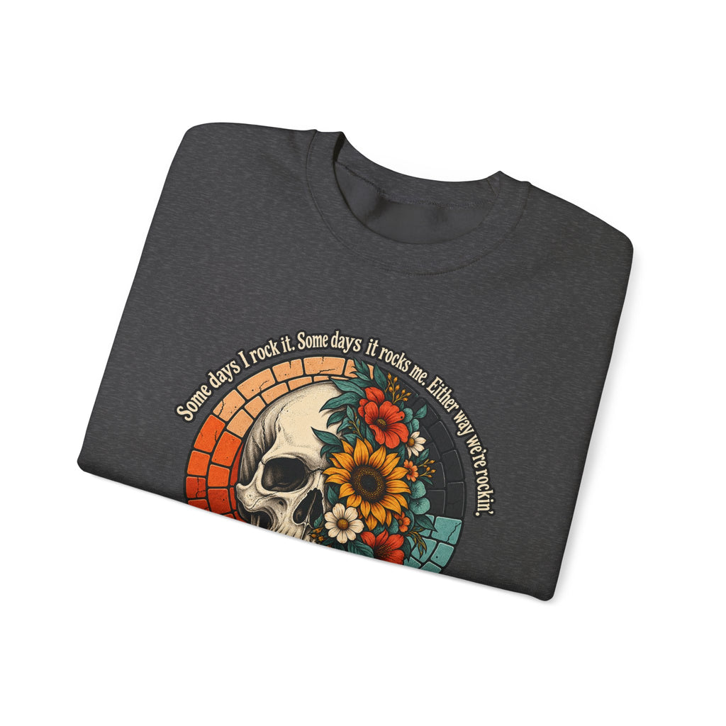 Recovery Skull & Flowers Crewneck Sweatshirt