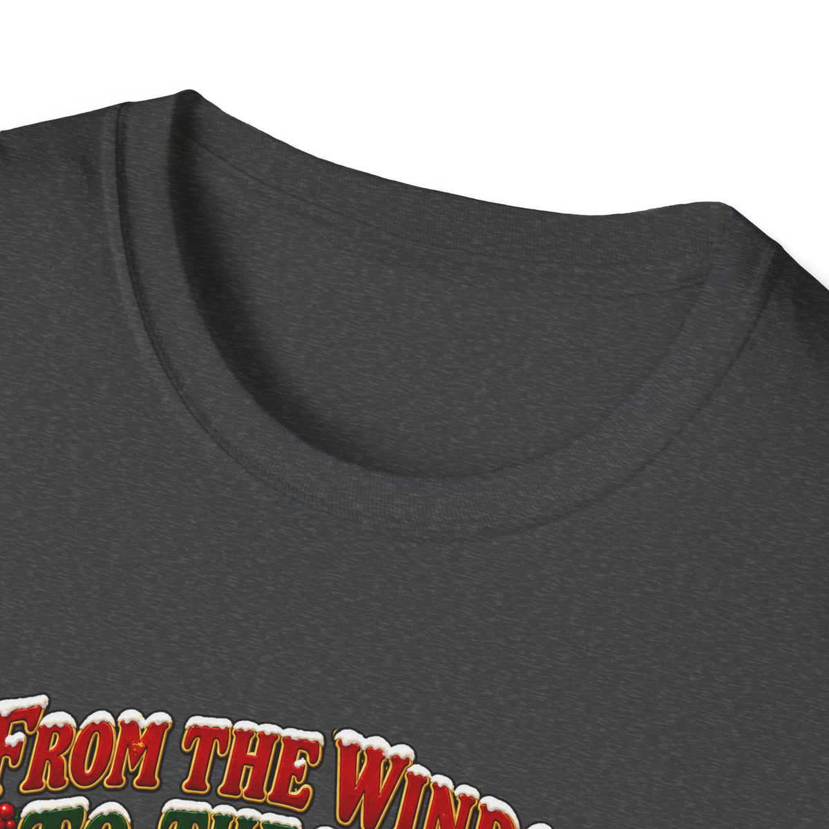 Funny Matching Couples Christmas T-Shirt — “From the Window to the Walls I’m About to Deck These Halls” Holiday Tee