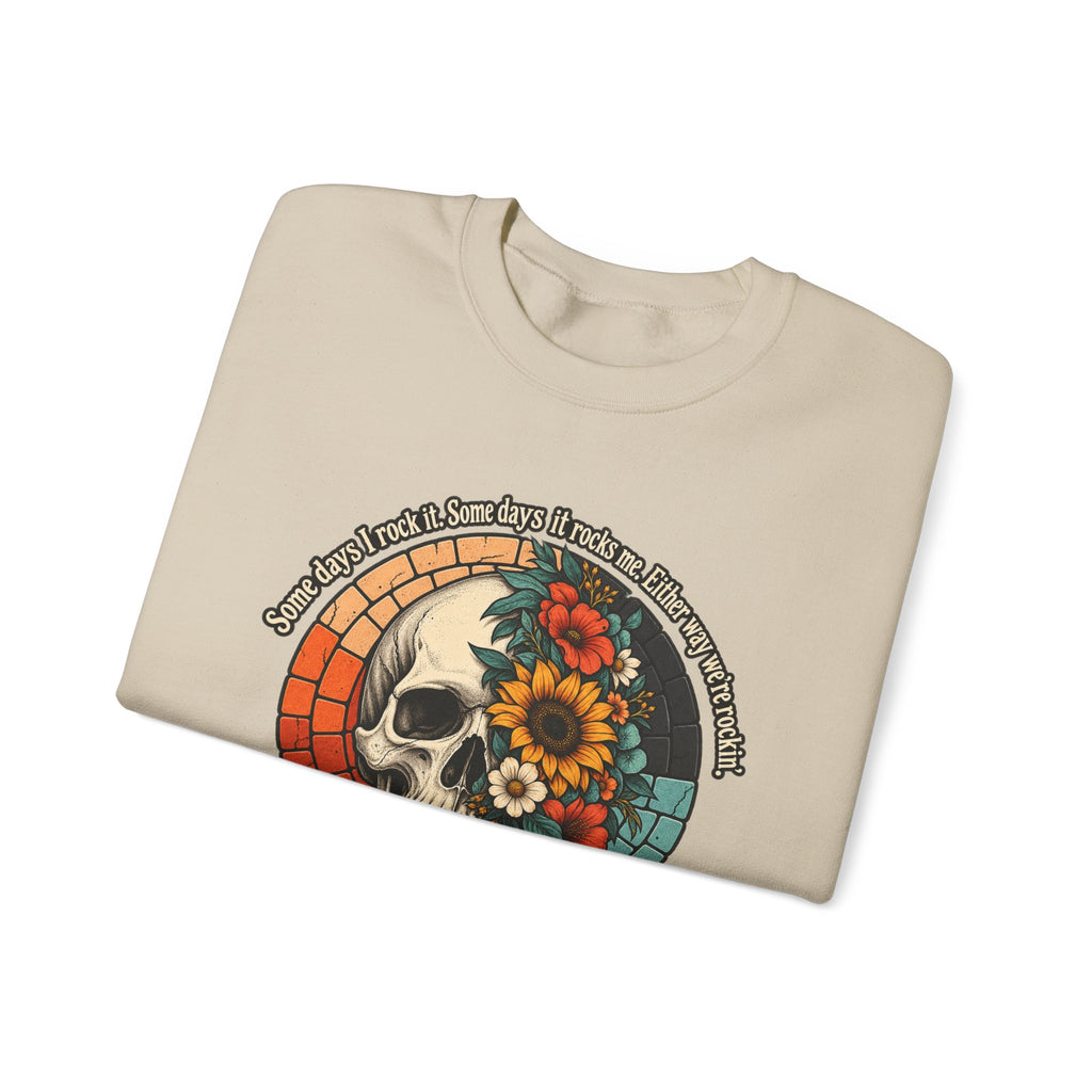 Recovery Skull & Flowers Crewneck Sweatshirt