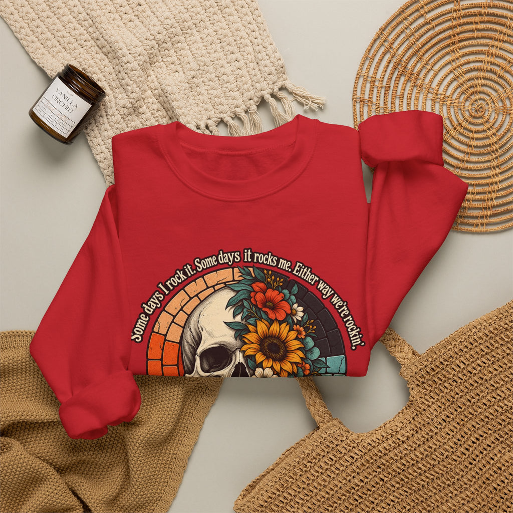 Recovery Skull & Flowers Crewneck Sweatshirt